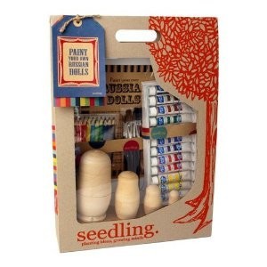 Kit Creativo Seedling - Dipingi le tue Bambole Russe (Matrioske)