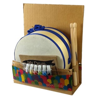 SEEDLING - DECORA IL TUO TAMBURO | Kit Creativo Fai-da-Te per Bambini