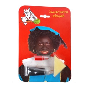 Set Trucco Zwarte Piet su Card (6 pz.)