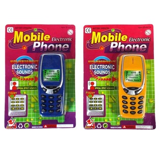 Telefono cellulare giocattolo con suoni su scheda (12 pz.)