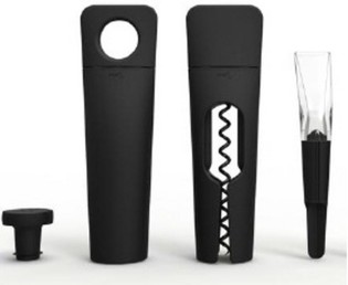 MENU BLADE - SET VINO CAVATAPPI TWIST + POMPA A VUOTO + DECANTER (1 pz.)
