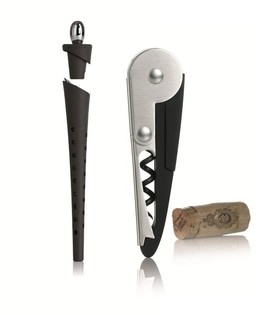 NUANCE - DECANTATORE VERSATORE WINEFINER CON CAVATAPPI DA CAMERIERE (1 pz.)
