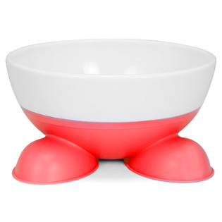 HEADCHEFS - Ciotola da Colazione per Bambini con Piedini in Silicone - Rosa (1 pz.)