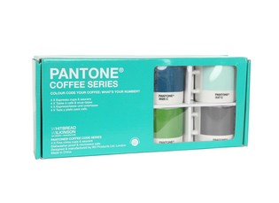 PANTONE - SET DA 4 TAZZINE DA ESPRESSO E PIATTINI