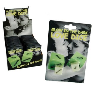 Dadi erotici Glow in the Dark in display (24 pz.)