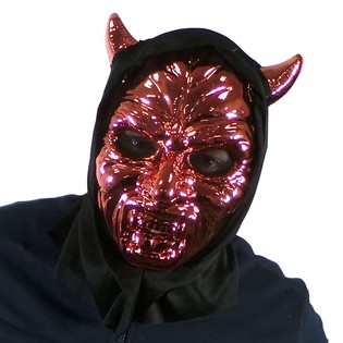 MASCHERA DA DIAVOLO LUCIDA (6 pz.)