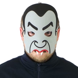 Maschera di Dracula in Gommapiuma (6 pz.)