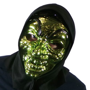 MASCHERA DA STREGA LUCIDA (6 pz.)