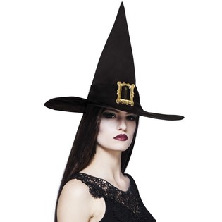 Cappello da strega con fibbia (6 pz.)