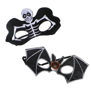 Maschera Horror (Scheletro o Pipistrello) - 12 pezzi