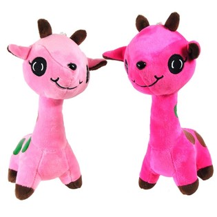 Giraffa di peluche con ventosa 25 cm (12 pezzi)