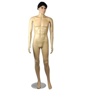 Manichino da Vetrina Uomo - Modello: Uomo / Nero (1 pz.)