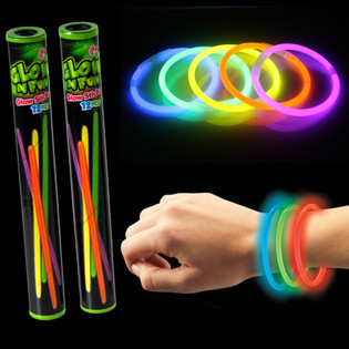 12 Starlight Braccialetti Luminosi in Tubo (22 tubi)