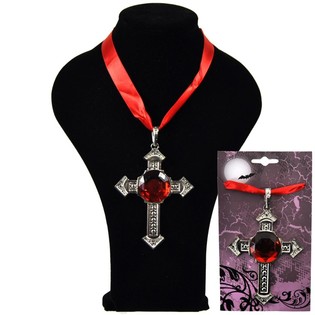 COLLANA - MODELLO: CROCE CON RUBINO (9 pz.)