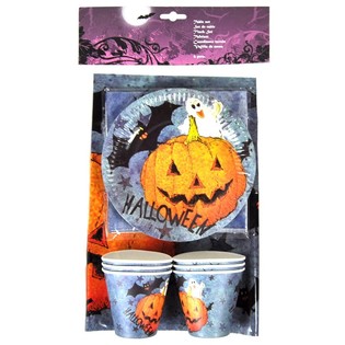 Set da Tavola per Halloween da 19 Pezzi (Set da 6)