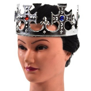 Corona Reale Argentata - Modello Croce (12 pz.)