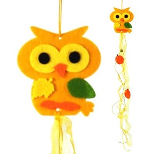 DECORAZIONE DA APPENDERE - MODELLO: GUFO (24 pz.)