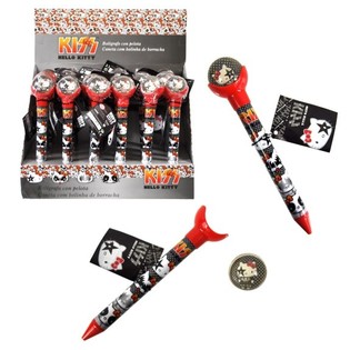 HELLO KITTY - PENNA A SFERA E PALLINA RIMBALZANTE 2 IN 1 - ROSSO (24 pz)