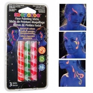 SNAZAROO - Trucco Viso UV Speciale (6 pz.)