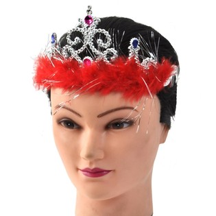 Corona da Principessa Argentata con Peluche - Modello 4 (12 pz.)