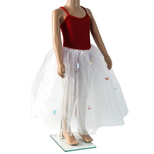 Vestito Rosso e Bianco per Bambini - Taglia 8