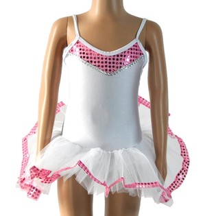 TUT&Ugrave; BIANCO/ROSA PER BAMBINI - TAGLIA 8
