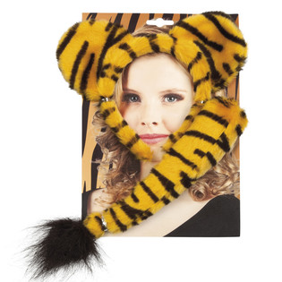 Set Tigre - Cerchietto e Coda (6 pz.)