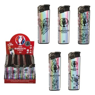 Accendini elettrici UEFA EURO 2016 in display - 50 pz (Fino a esaurimento)