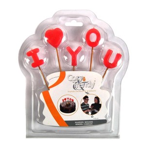 CANDELE I LOVE YOU SU BLISTER (12 pz.)