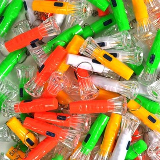 Portachiavi Torcia (100 pezzi) - Mix Assortito