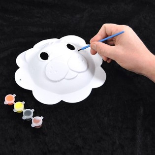 **PREZZO IMBATTIBILE** MASCHERE ANIMALI DA COLORARE (24 pz.)