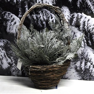 GRANDE CESTA DI NATALE DI LUSSO / FUORIPORTA (4 pz.)