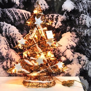 Grande Albero di Natale Decorativo Luminoso 50 cm (1 pz.)