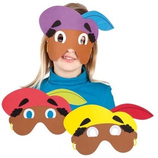 MASCHERA IN GOMMAPIUMA PIET (9 pz.)