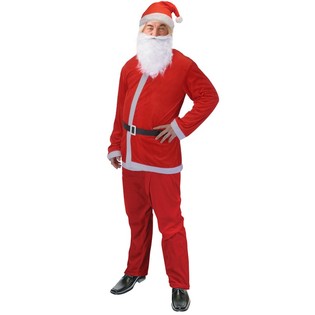 COSTUME DA BABBO NATALE 5 PEZZI