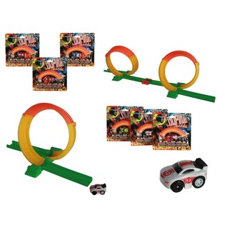 ***SUPER PREZZO*** Pista da Corsa con Giro della Morte 22,5 cm (48 pz)