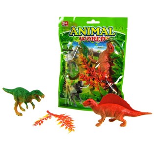 ANIMAL WORLD / SET DI GIOCO DINOSAURI (12 pz.)