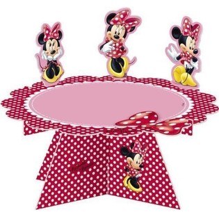 ALZATA PER TORTE DISNEY MINNIE MOUSE (2 pz.)