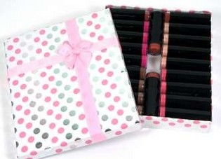 Rossetto 5 assortiti con confezione rosa (20 pz)