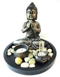 Set Porta Candela e Incenso Buddha (1 pz.)