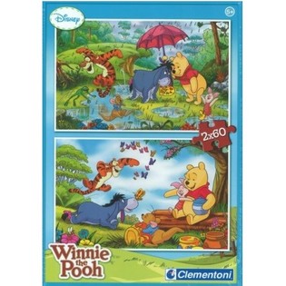PUZZLE CLEMENTONI DISNEY WINNIE THE POOH 2 x 60 PEZZI (Confezione da 6)