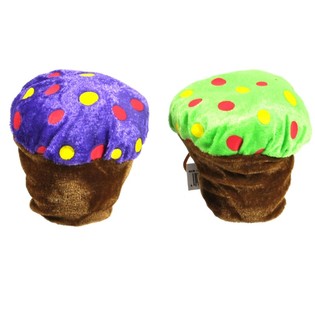 Cupcake di peluche colorato 10 cm (24 pz.)