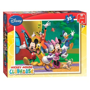 Puzzle Jumbo Disney Mickey Mouse Clubhouse Foto di Gruppo 35 Pezzi (5 pz.)