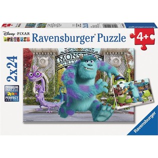 DISNEY PIXAR PUZZLE MONSTERS UNIVERSITY 2 IN 1 (4 pz.)