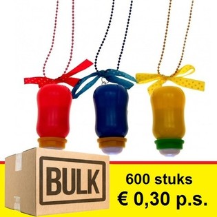 *** OFFERTA ALL'INGROSSO *** BIBERON LUMINOSO SU COLLANA (600 pz.)