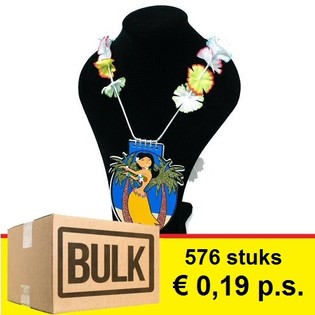 ***OFFERTA STOCK*** COLLANA HAWAIANA CON TACCUINO (576 pz.)