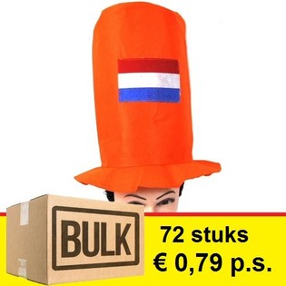 ***OFFERTA STOCK*** CILINDRO ARANCIONE ALTO (72 pz.)