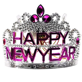 Corona HAPPY NEW YEAR con Luci (10 pz.)