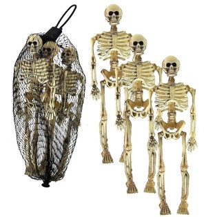 3 Scheletri in Rete, 15 cm (Set da 3)