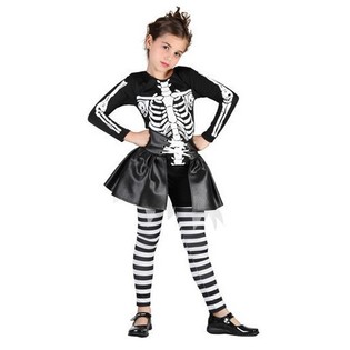 Costume da Scheletro per Bambini &ndash; Et&agrave; 7-9 Anni